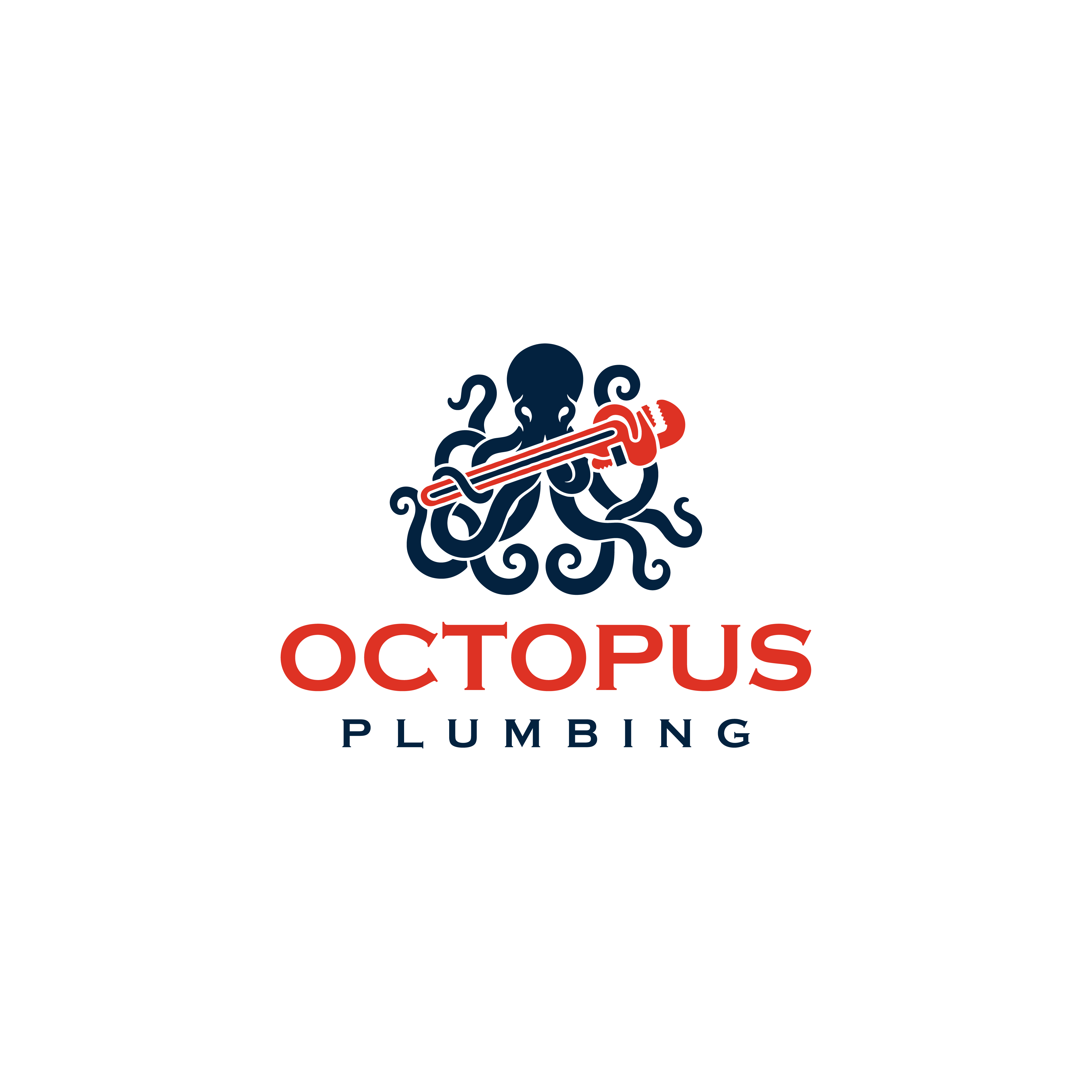 Octopus Plumbing brand identity